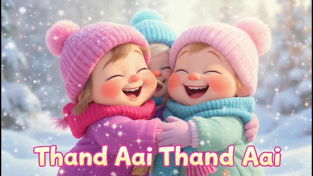 Thand Aai Thand Aai | ठंड आई ठर ठर ठर | Winter Kids Rhyme | Nursery Rhymes for Children | #cartoon