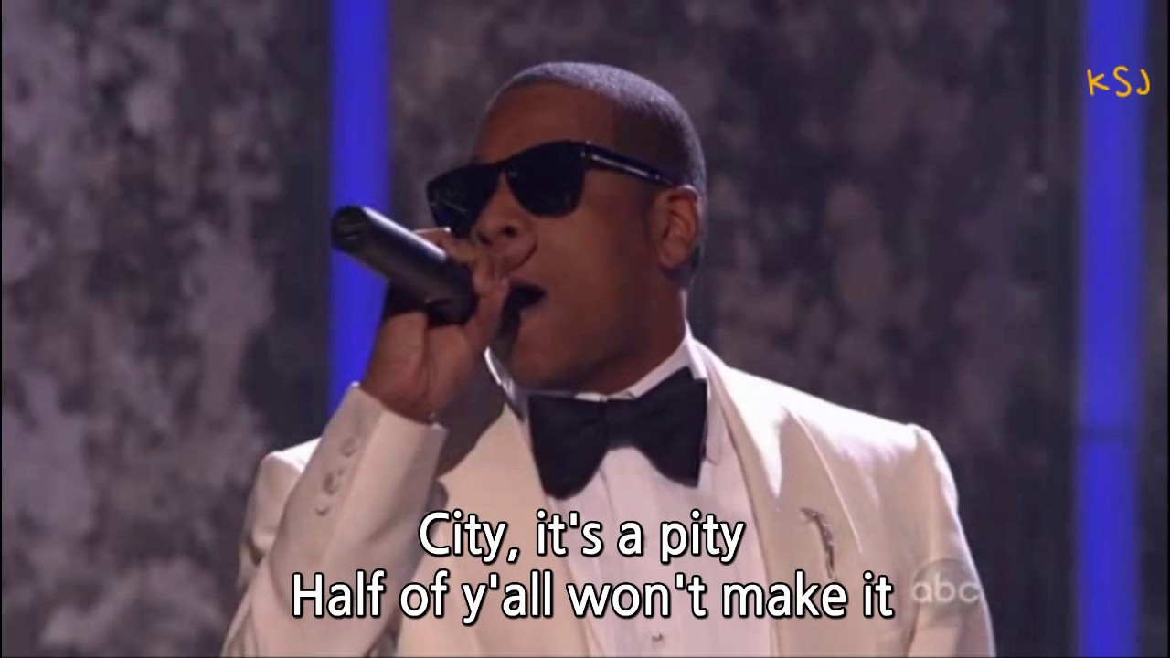 Alicia Keys & Jay Z - Empire state of mind *LIVE* with lyrics [2009]
