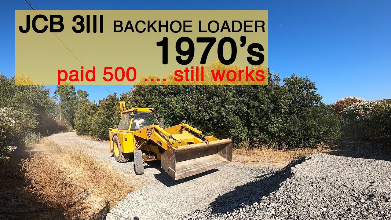 I try backhoe loader for € 500  , JCB 3C 1976