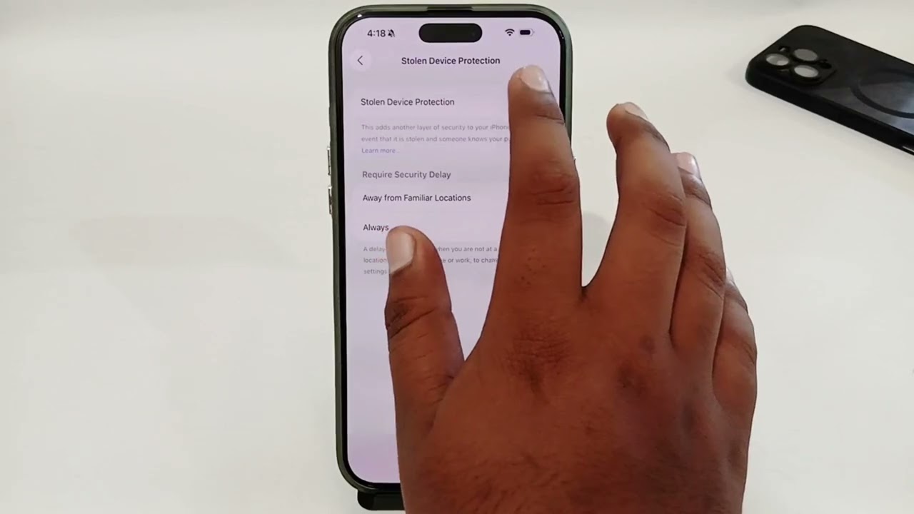 C&oacute;mo desactivar la protecci&oacute;n de dispositivo robado sin Face ID