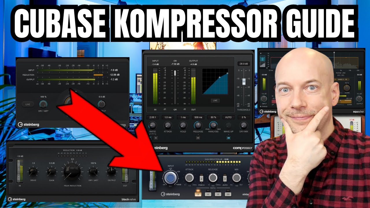 My favorite compressors in Cubase: This is how I use them specifically!