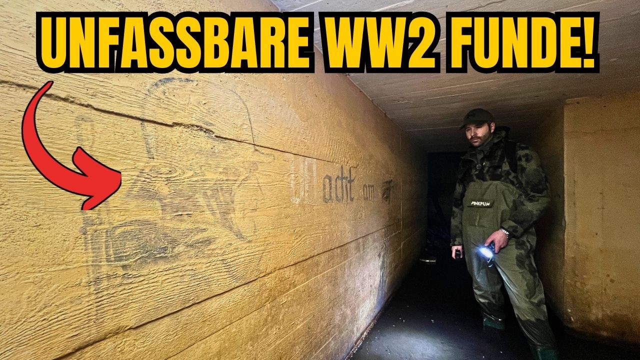 😮 Was deutsche Soldaten vor 80 Jahren im Bunker an die Wand schrieben