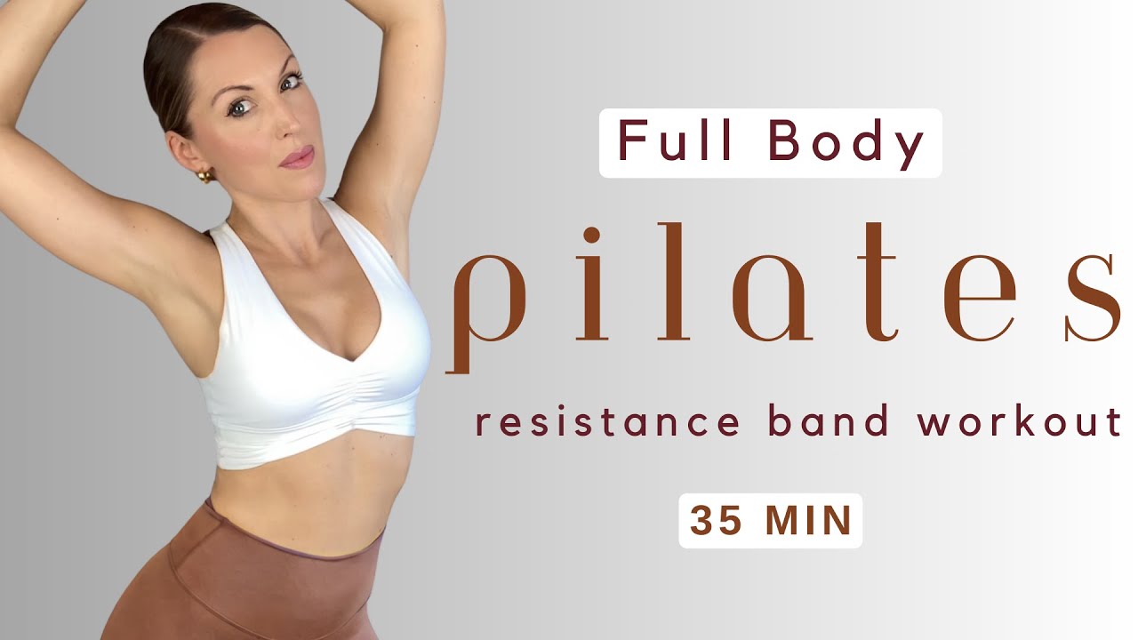 35-Min Full Body Pilates Workout with Resistance Bands | Sculpt, Tone & Strengthen (Low Impact)