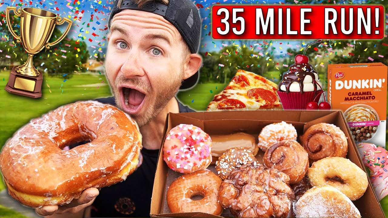 Erik Ate WHATEVER He Wanted After Running 35 Miles!