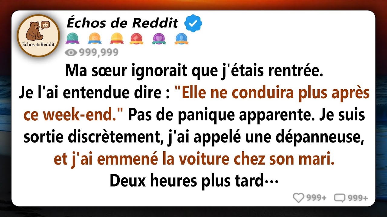 Ma soeur a dit 