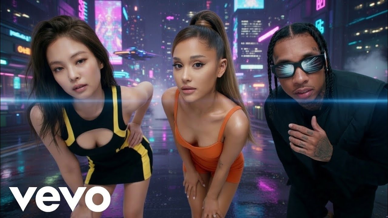 Jennie, Ariana Grande  - Neon Fever ( ft. Tyga Official Music Lyrics Video) 2026