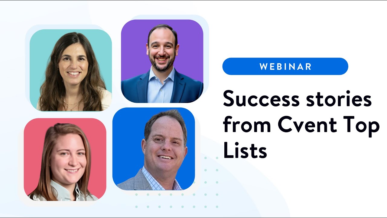Beyond the rankings: success stories from Cvent top lists