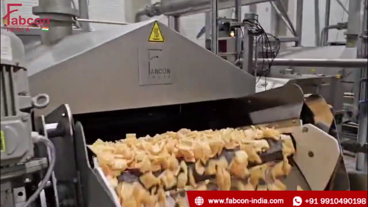 Fabcon India Pellets Frying line