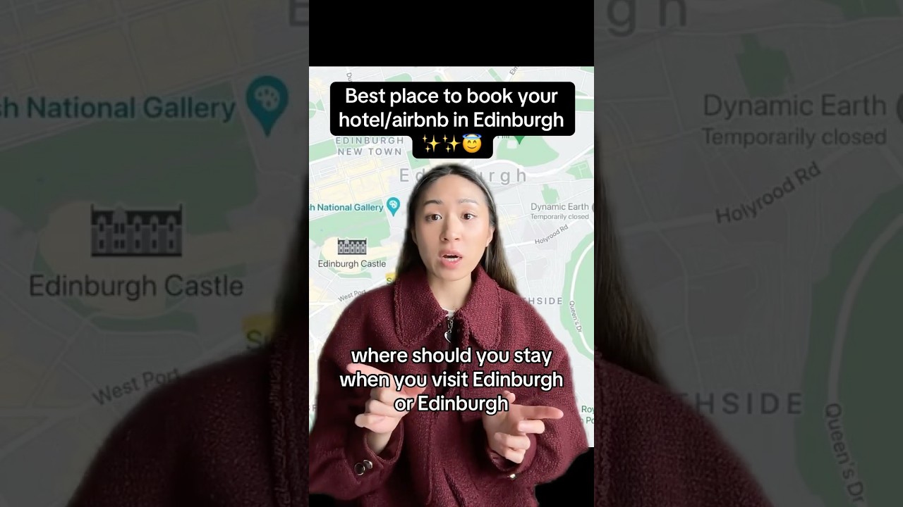 Edinburgh hotel and airbnb location recommendations #edinburgh