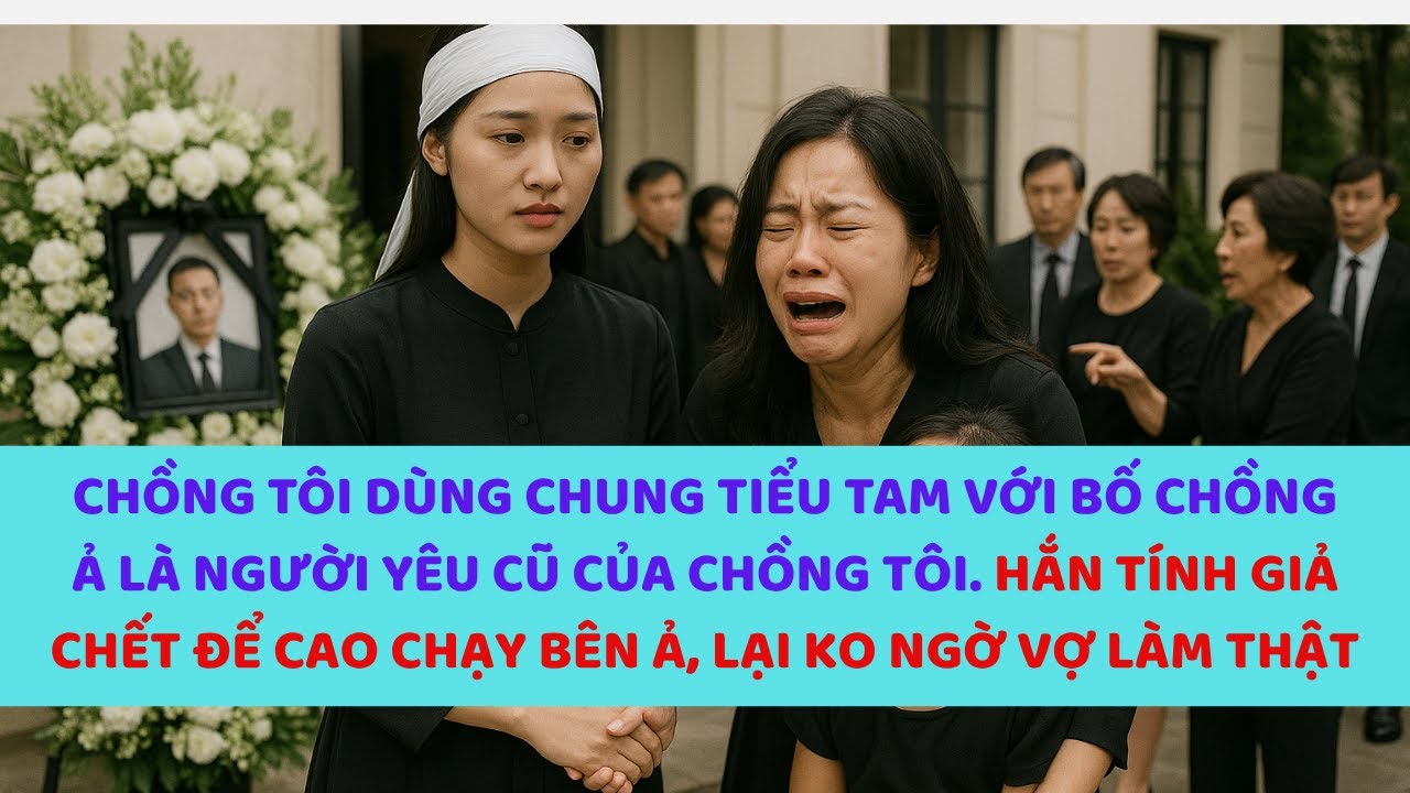 CHỒNG TÔI DÙNGCHUNG TIỂU TAM VỚI BỐ CHỒNG,HẮN TÍNH GIẢ CHẾT ĐỂ CAO CHẠY BÊN Ả,LẠI KO NGỜ VỢ LÀM THẬT