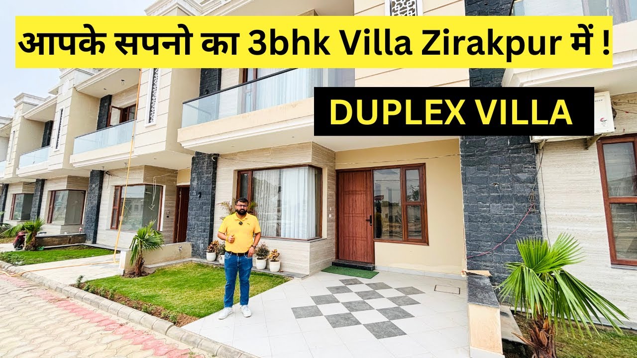 Luxury 3Bhk Duplex Villa | 125 Gaz में Duplex Villa in Zirakpur | Villa in Zirakpur ,Chandigarh
