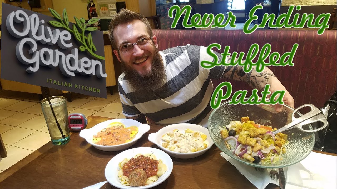 Olive Garden's New Never Ending Stuffed Pasta, max out meal