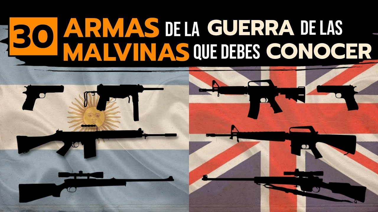 Malvinas: TODAS las Armas de Fuego en 10 Minutos