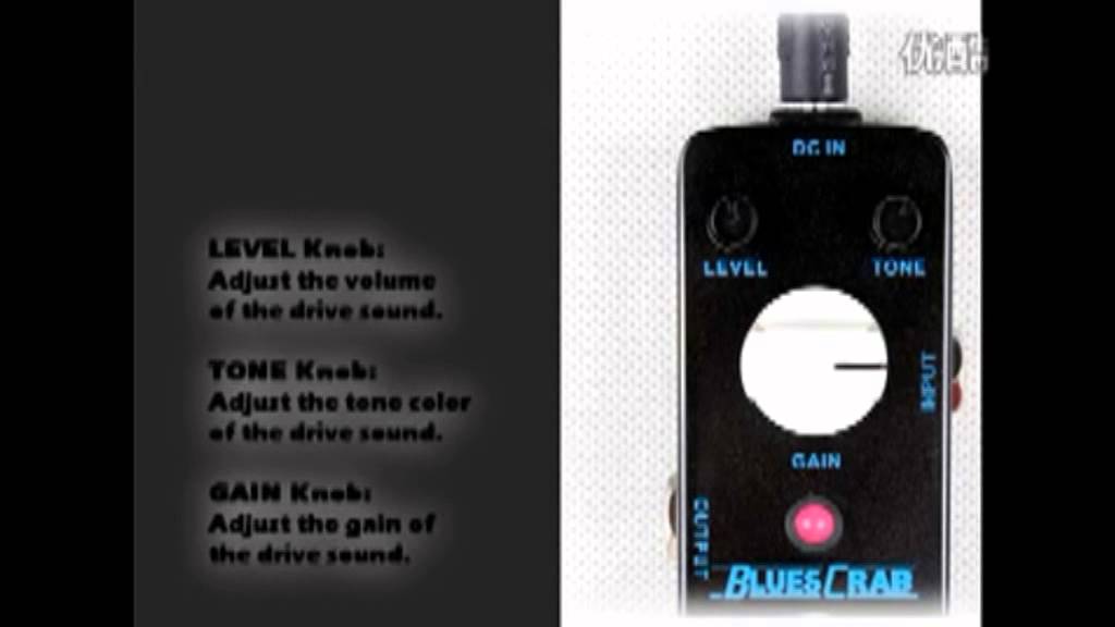 Mooer Blues Crab Blues Drive micro compact pedal