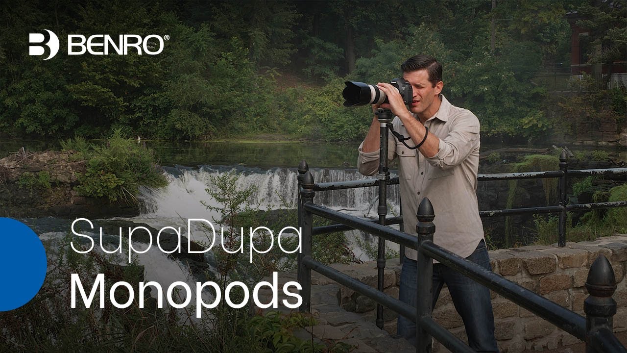 Benro SupaDupa Monopods | Carbon Fiber 6-Section Monopods with Advanced Fast-Action Flip-Lock