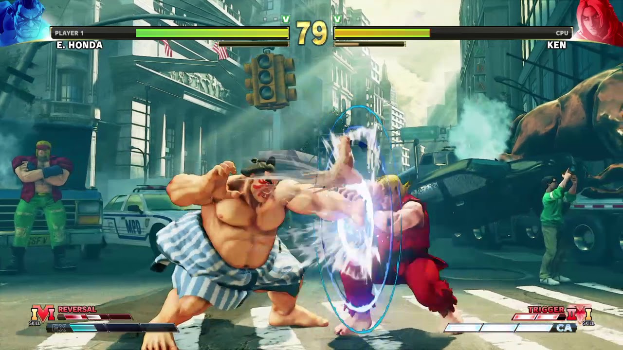 STREET FIGHTER V E.Honda vs Ken