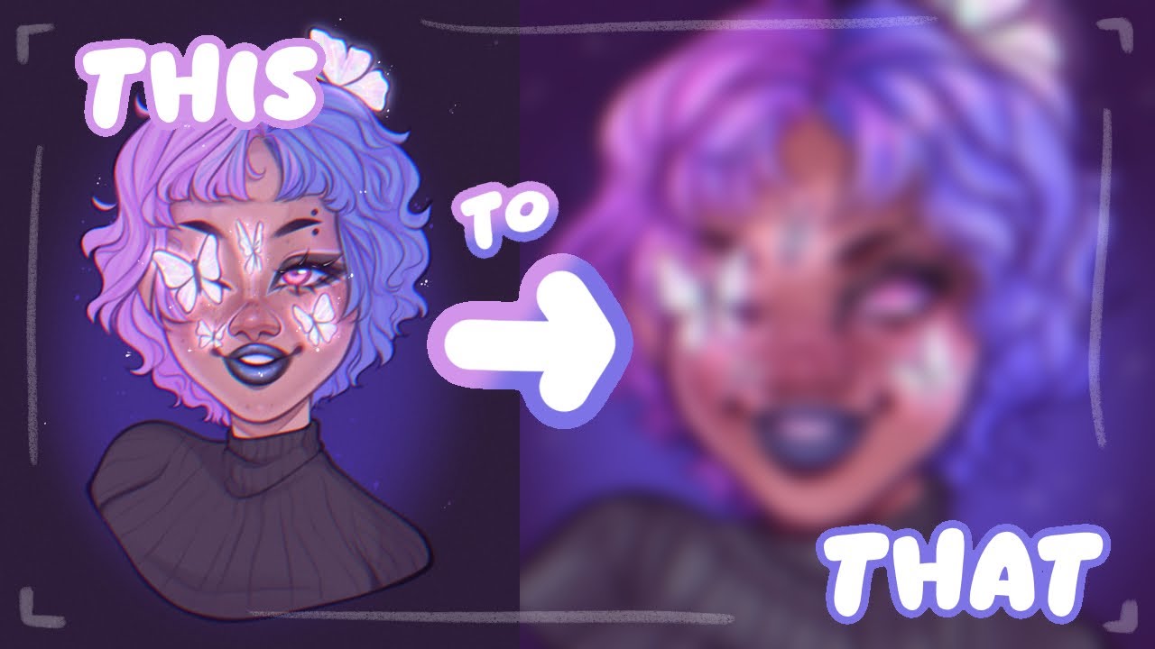 Redrawing my Own DTIYS 🦋 ✨| 2023 vs 2025!
