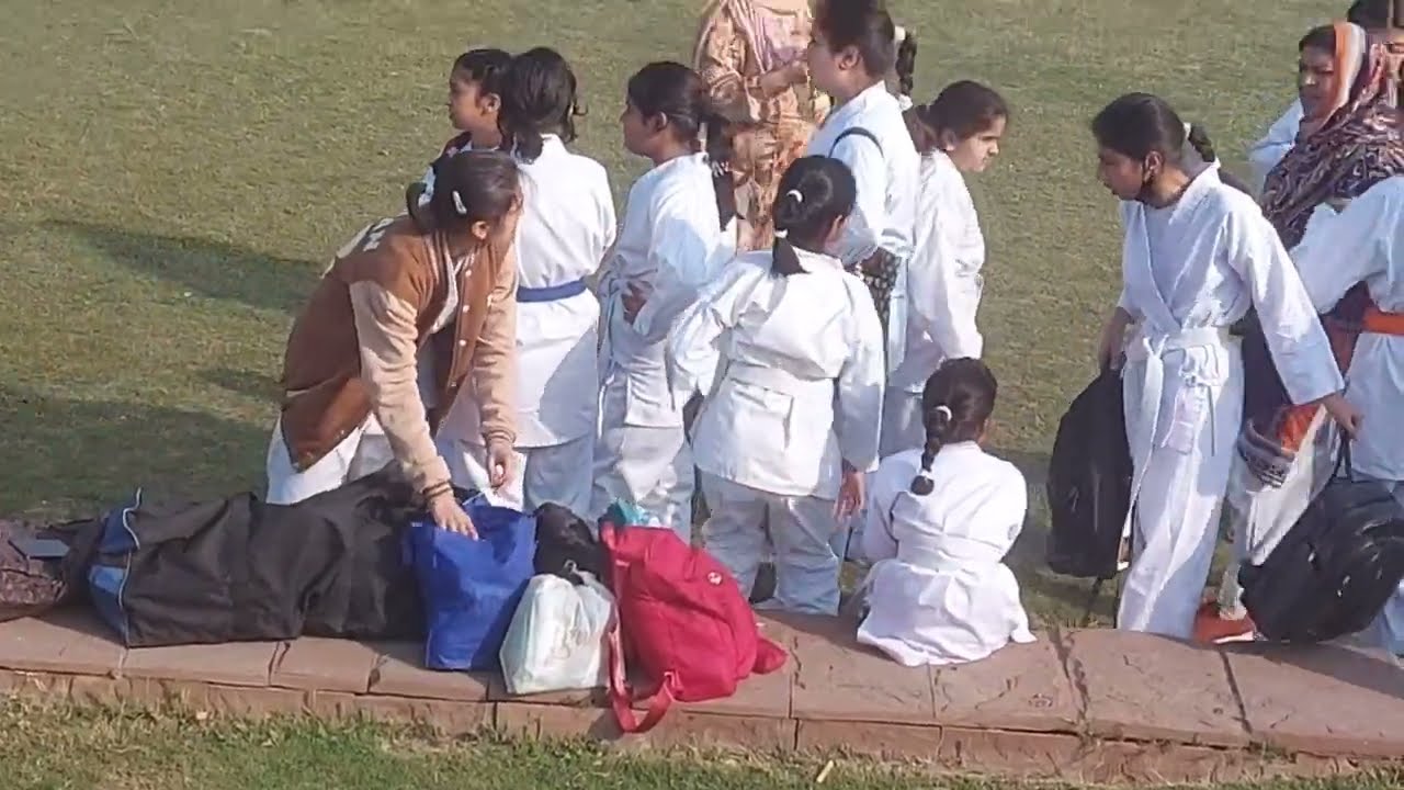 Going to Kingston College Lahore for Inter-school Karate Competition