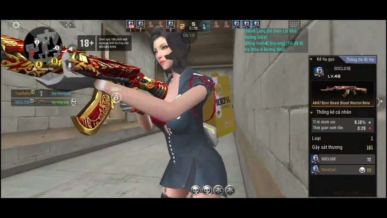 CROSSFIRE: LEGENDS ; nai chơi khẩu m4a1-Anonymous cũng khá ok không dựt 🤣🤣