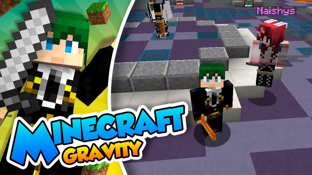¡No se atreven! - Minecraft minijuegos (Gravity) con @Naishys
