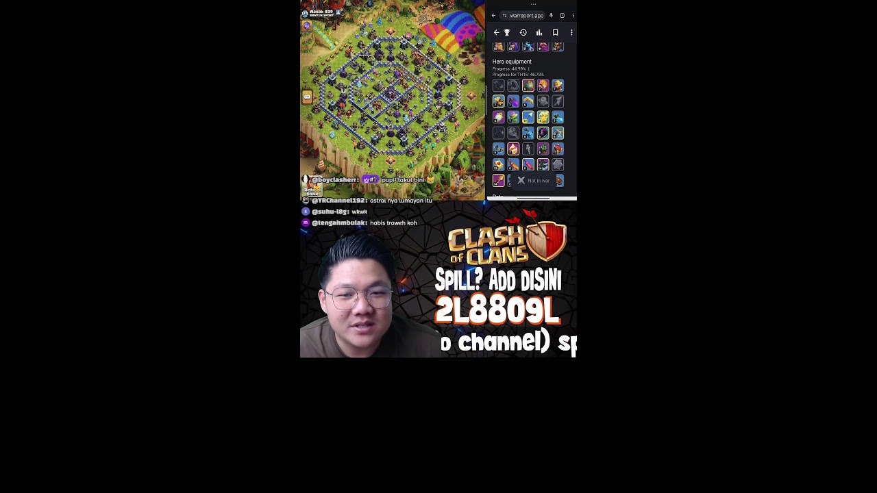 Cari COC Indonesia? Join @solyclasher live coc indonesia #shorts #liveshorts