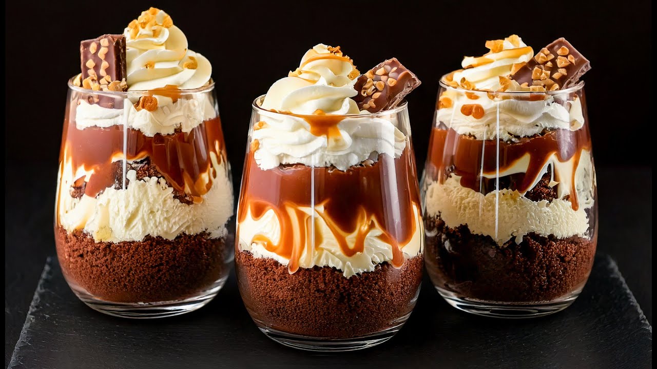 Ein Snickers-Kuchen, der die Welt verrückt macht! Perfekt für Kaffee und Tee!