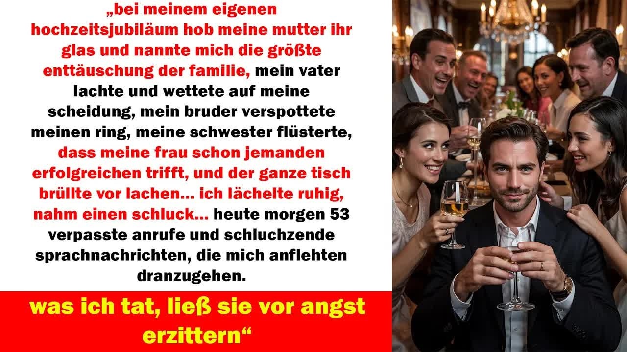 „bei meinem hochzeitsjubiläum verspottete mich die ganze familie – am morgen bereuten sie alles“
