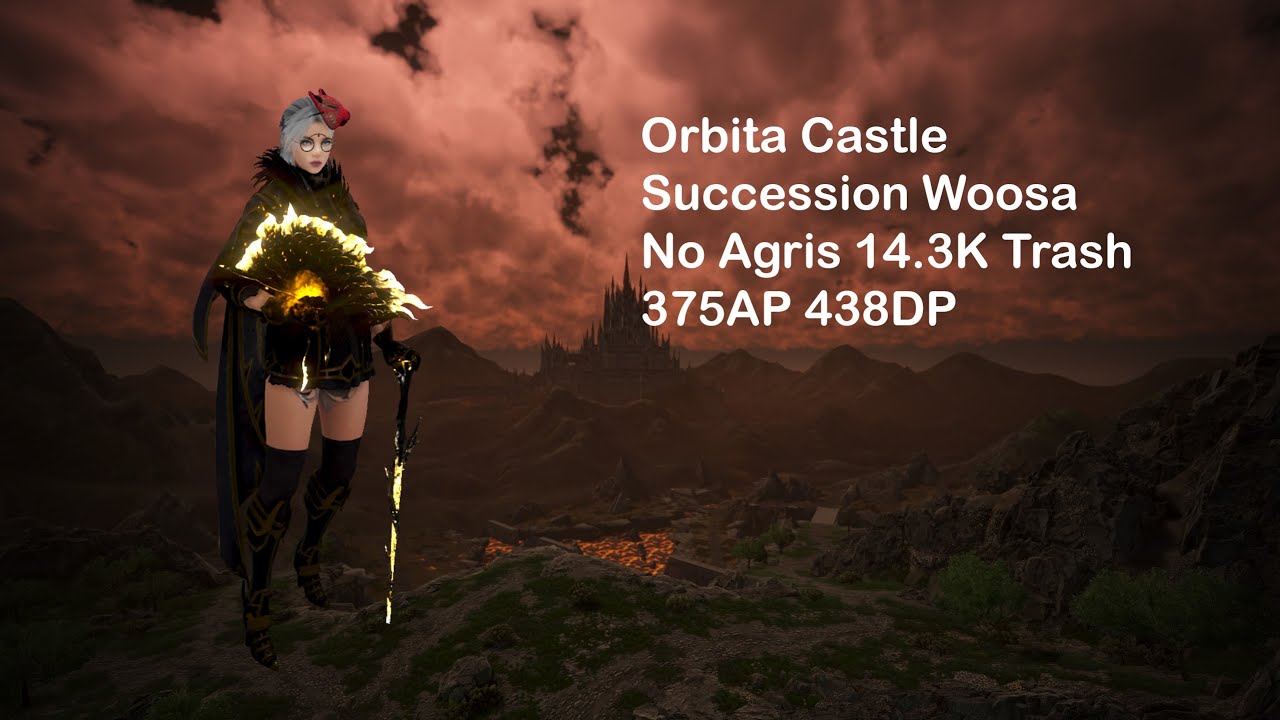 BDO Orbita Castle - Succession Woosa - 14.3K Trash Lvl2