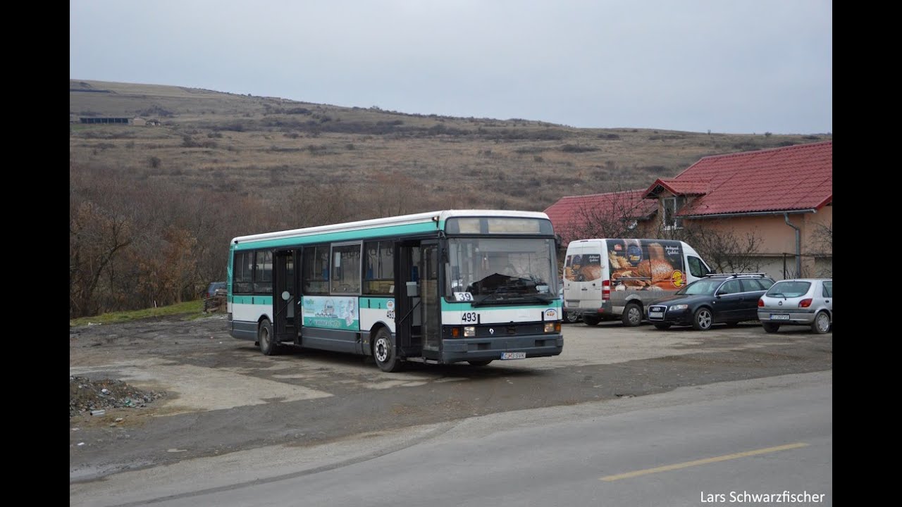 Sound eines Renault R312 der CTP Cluj Napoca Wagen 493 (CJ 13 SVK I Ex RATP Paris 6498)