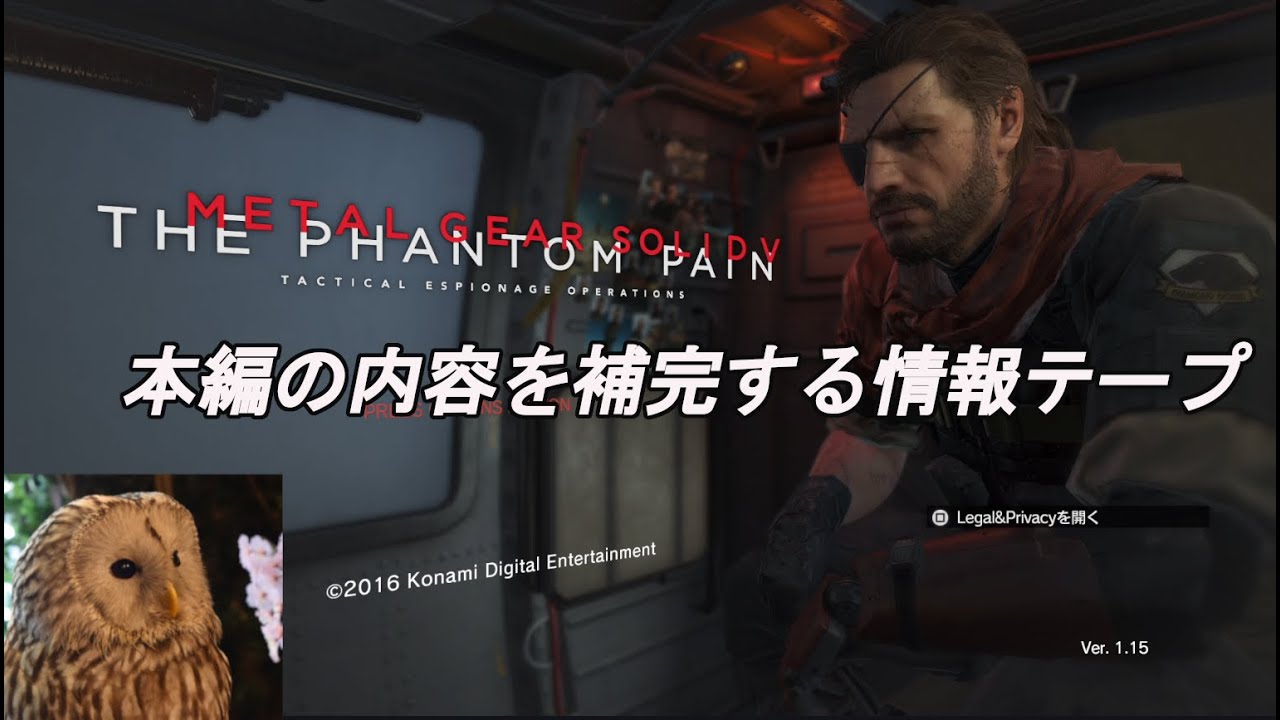 【METAL GEAR SOLID V THE PHANTOM PAIN】真実の記録