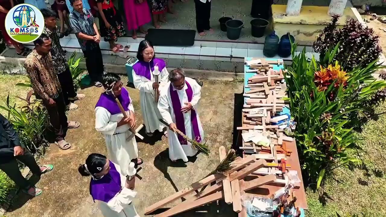Pemberkatan Kampung Stasi Santo Kanisius Tayak Paroki MRDS Tempunak