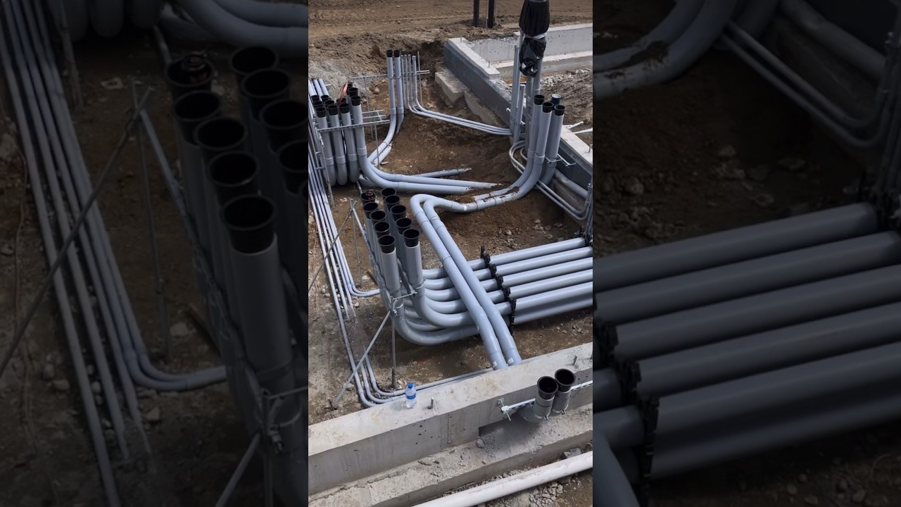 Underground conduit #birdelectric #conduit #electrical #electric #electrician #sparky #underground