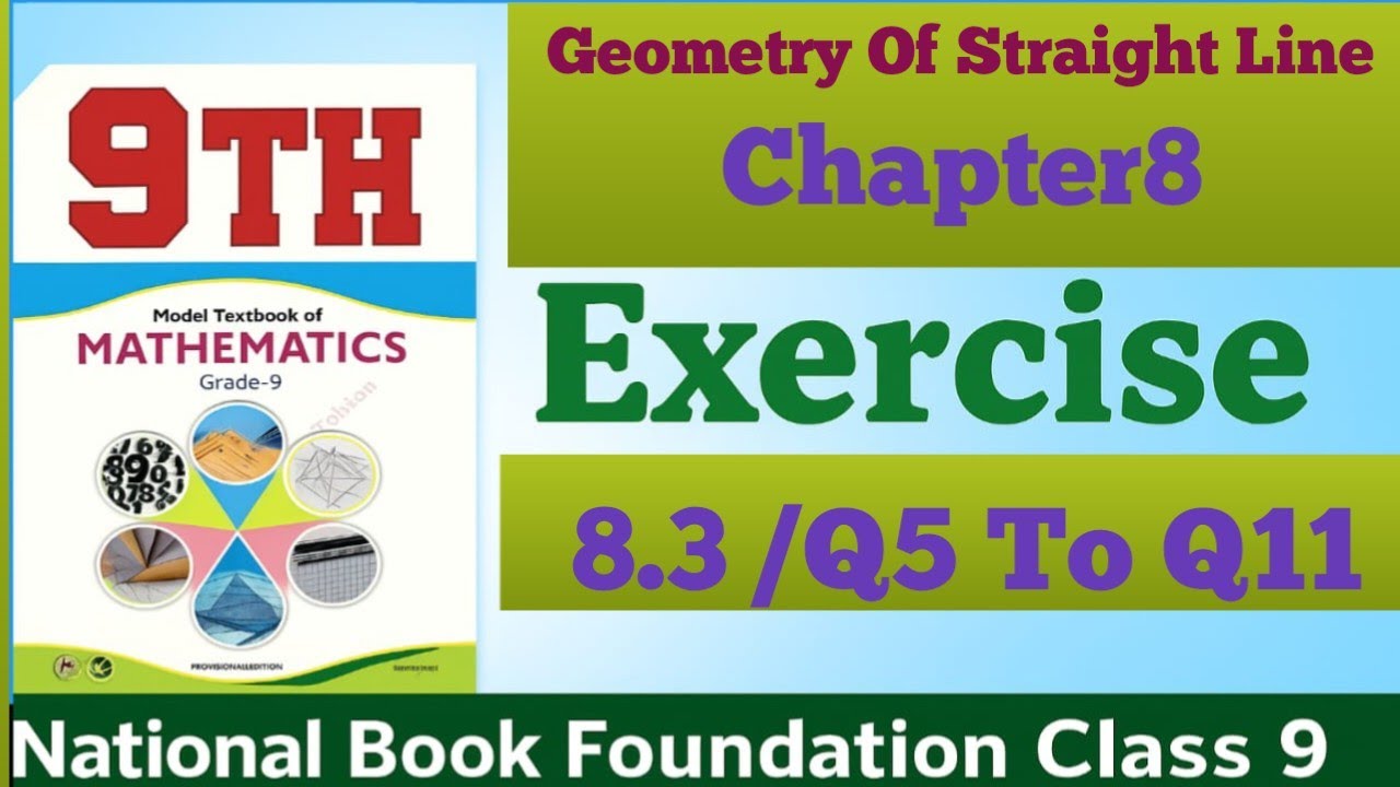Exercise 8.3 Class 9th | Ex8.3Class9th ex8.3|| 9th class|| ex8.3nbfmaths#ex8.3 class9th ) Q5 To Q11