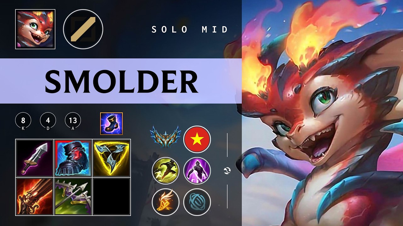 Smolder Mid vs Xerath - VN Challenger Patch 26.04