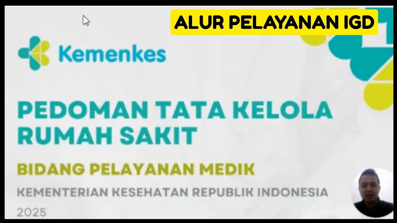 Alur Pelayanan IGD Sesuai Pedoman Tata Kelola Rumah Sakit Bidang Pelayanan Medik terbaru Tahun 2025