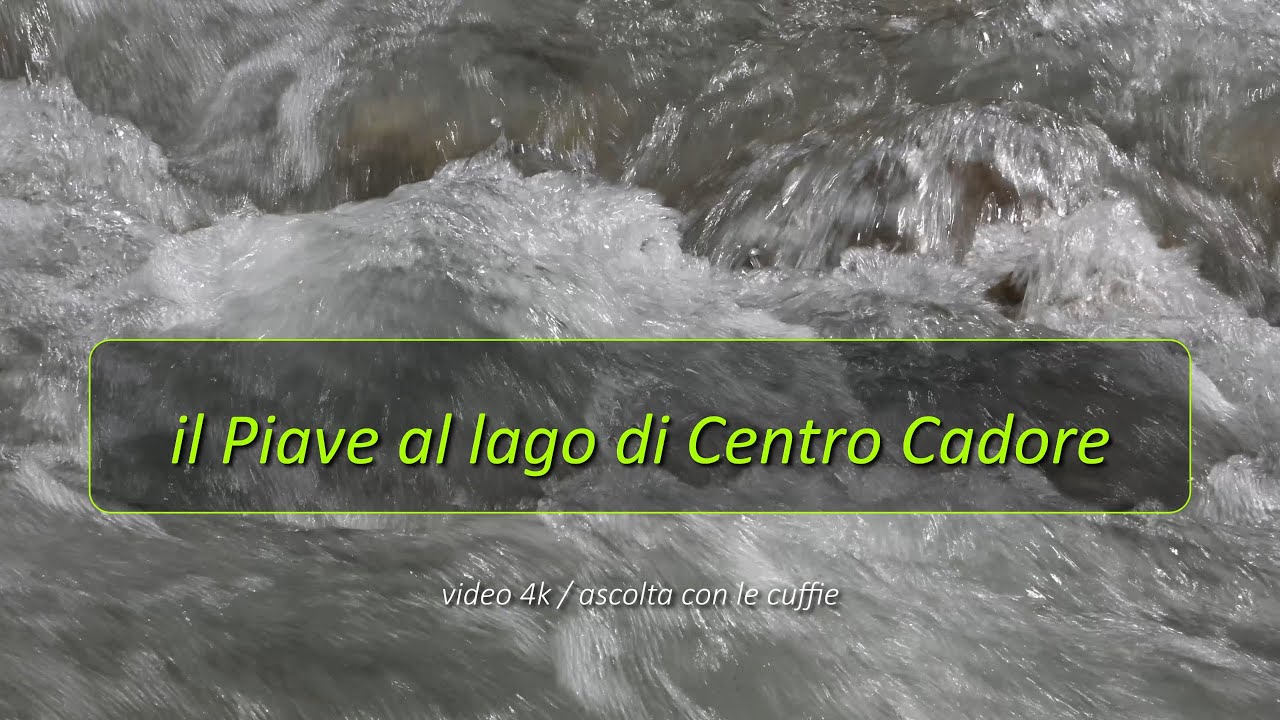Il fiume Piave al lago di Centro Cadore a Domegge di Cadore - Belluno Dolomiti