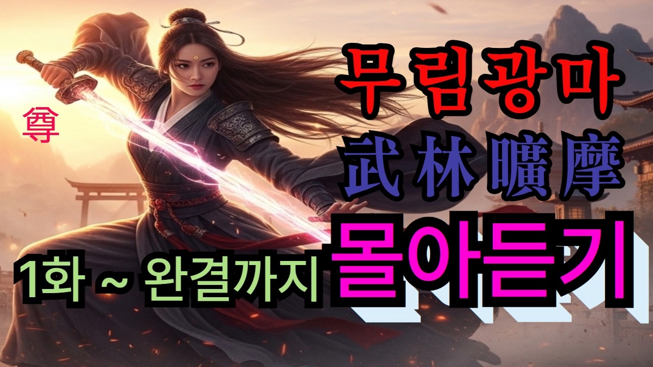 [무림광마  尊  1화 - 최종화 몰아듣기] 무협소설 | 오디오북  구걸무공 | 동냥 한 푼에 1년 내공! 죽을수록 강해지는 거지가 신이 되다