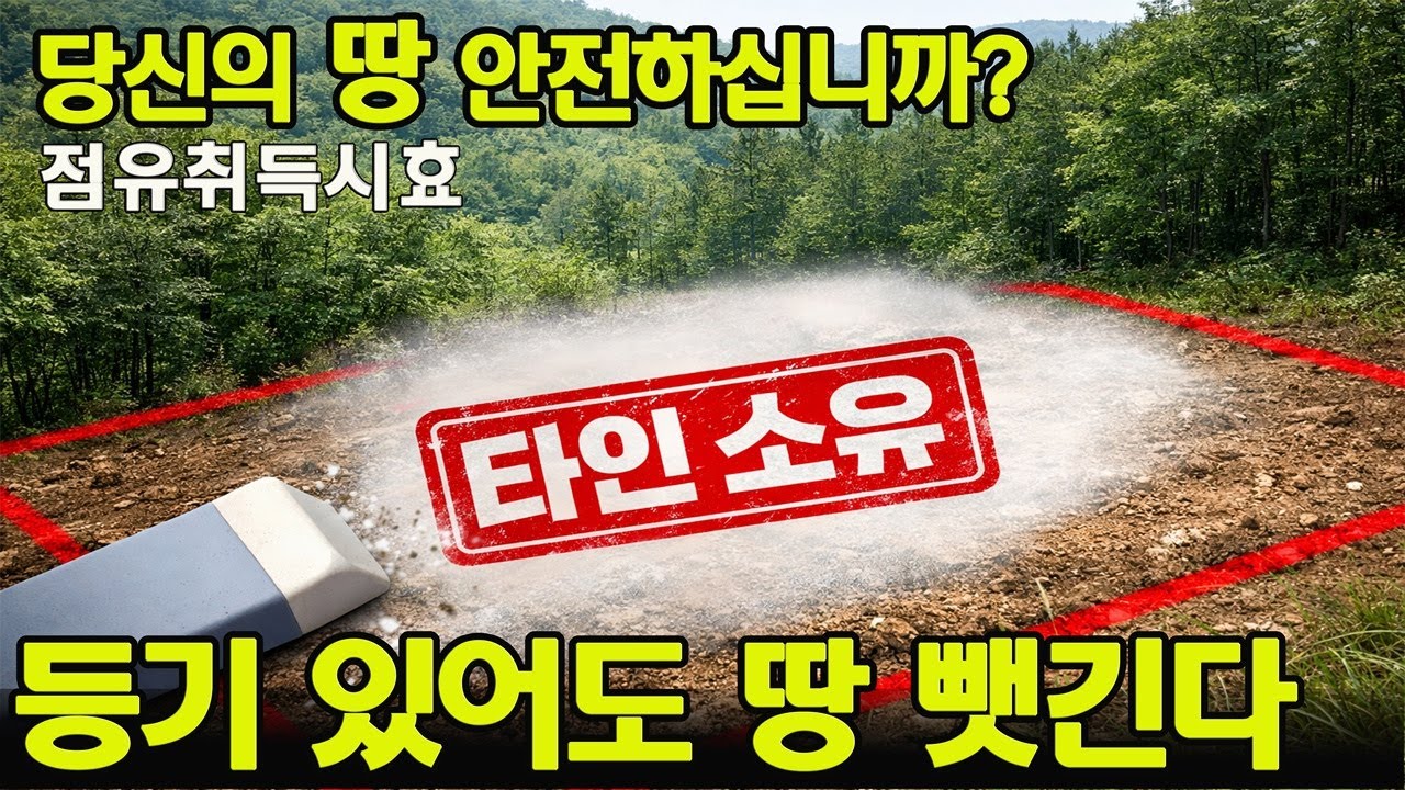 (상식) 방치해둔 내 땅 임야 20년지나면 뺏깁니다. 토지 점유취득시효의 실체 등기가 있어도 뺏길수 있는 현실