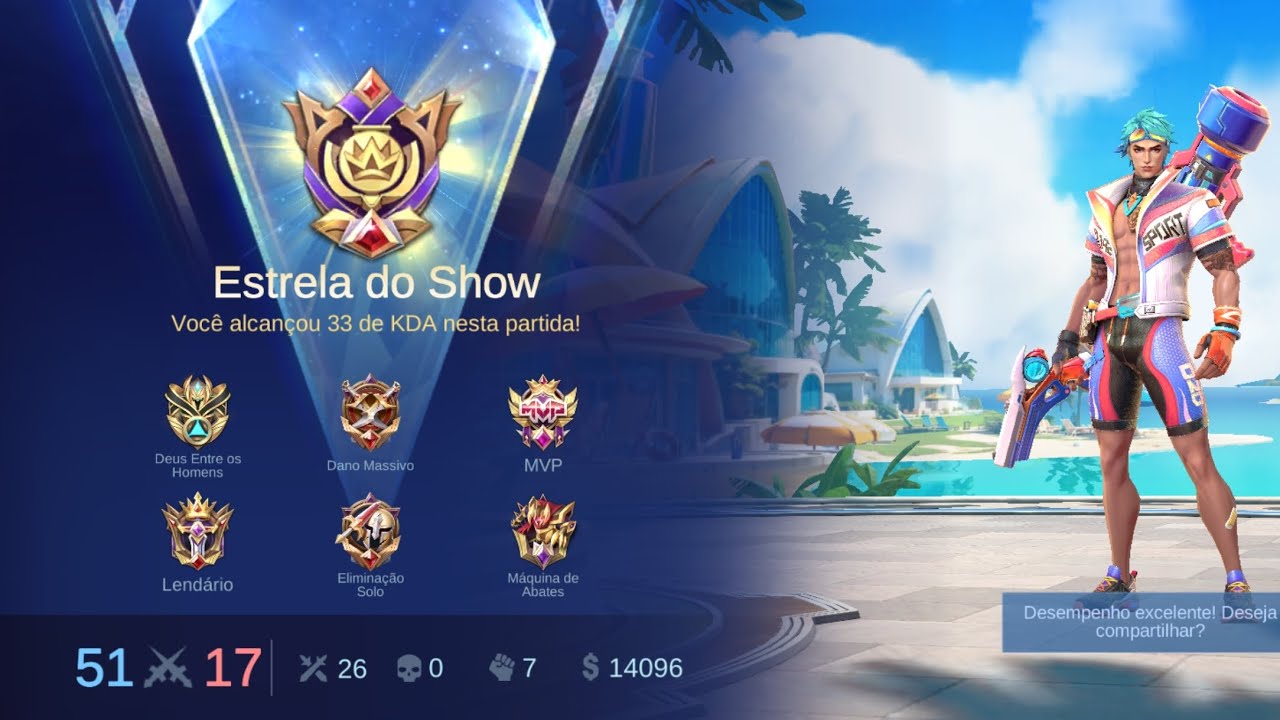 Sou o melhor do município 😁