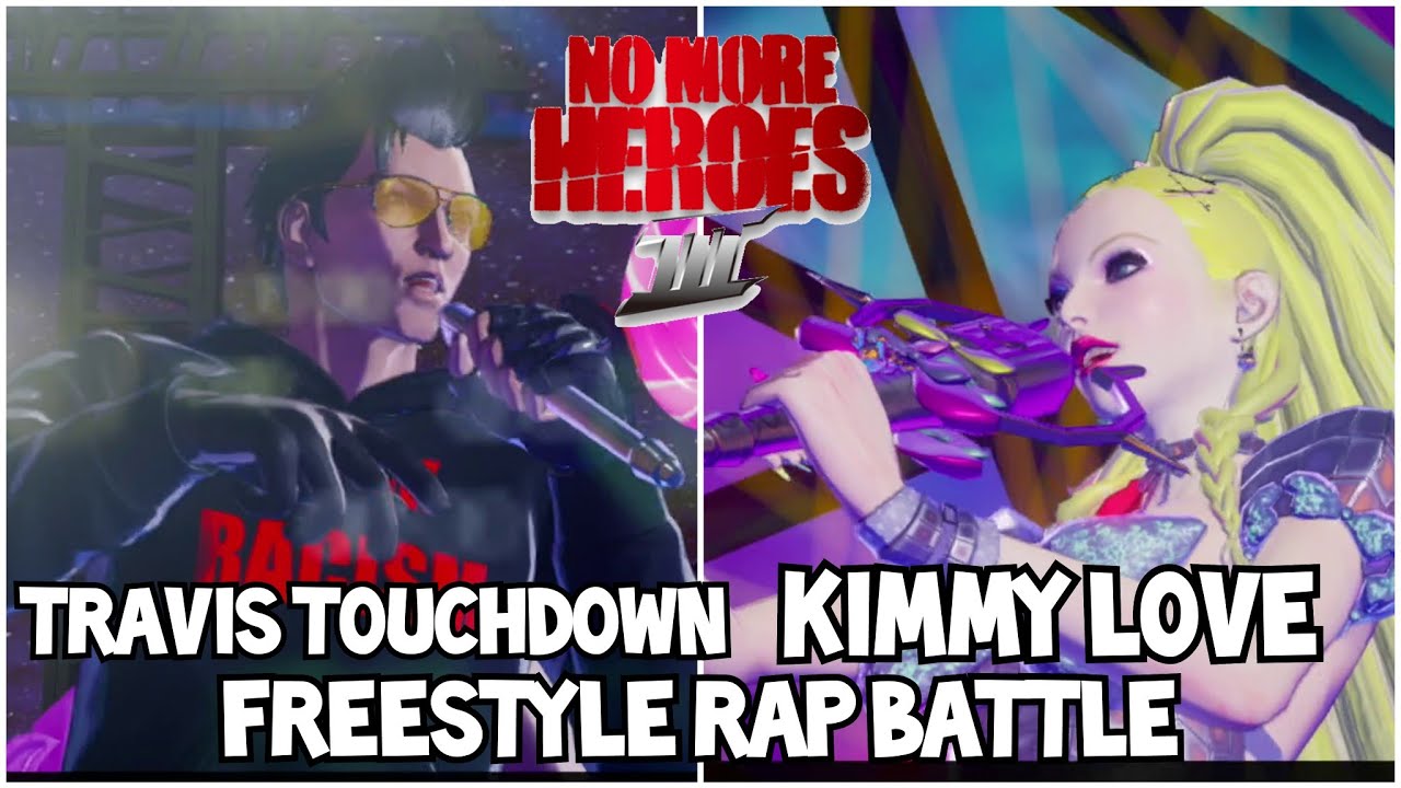 Travis Touchdown vs Kimmy Love Freestyle Rap Battle - No More Heroes 3