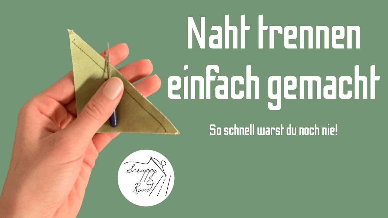 Wow! So schnell trennst du Nähte wieder auf | Kurz erklärt