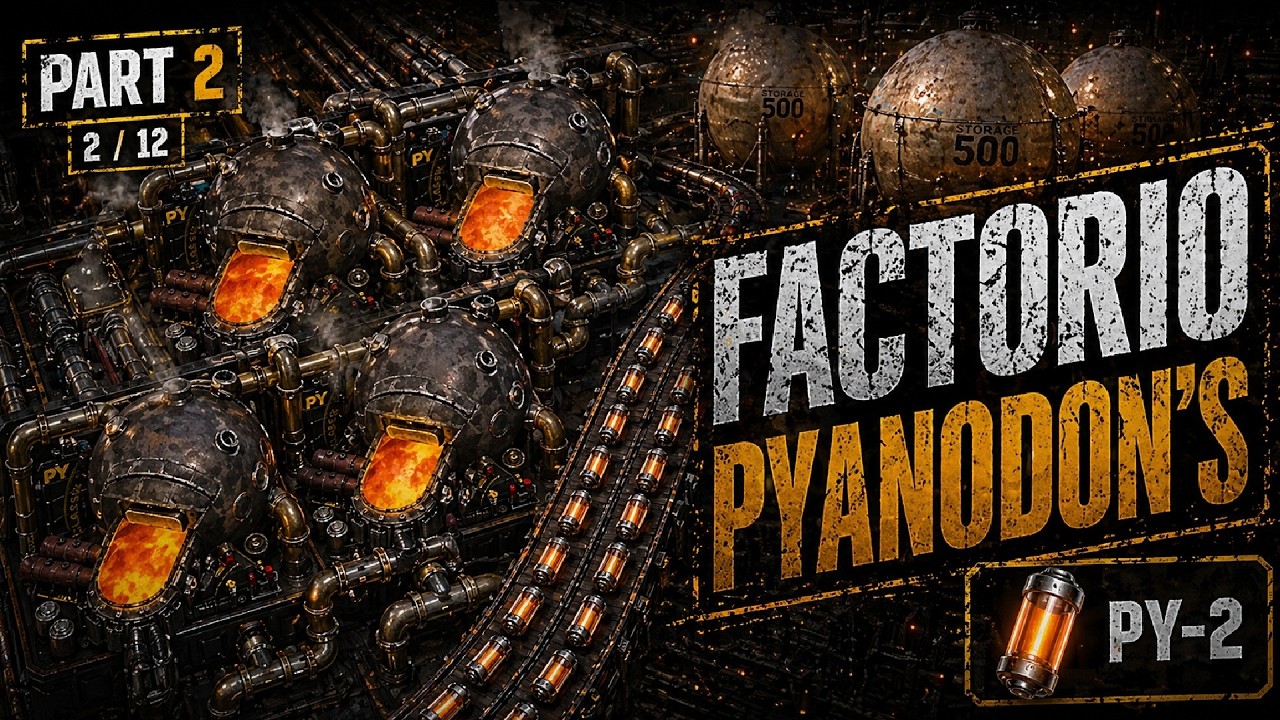 Factorio Pyanodon's Full Mod Pack + %100 Tech Tree Run. Part-2 400 hours.