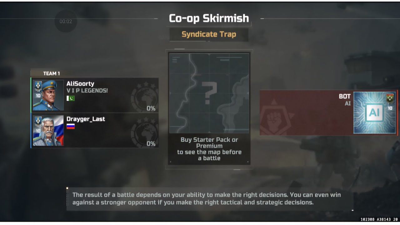 Arts Of war 3 CO-OP SKIRMISH New Event  2 vs AI easily 5 stars