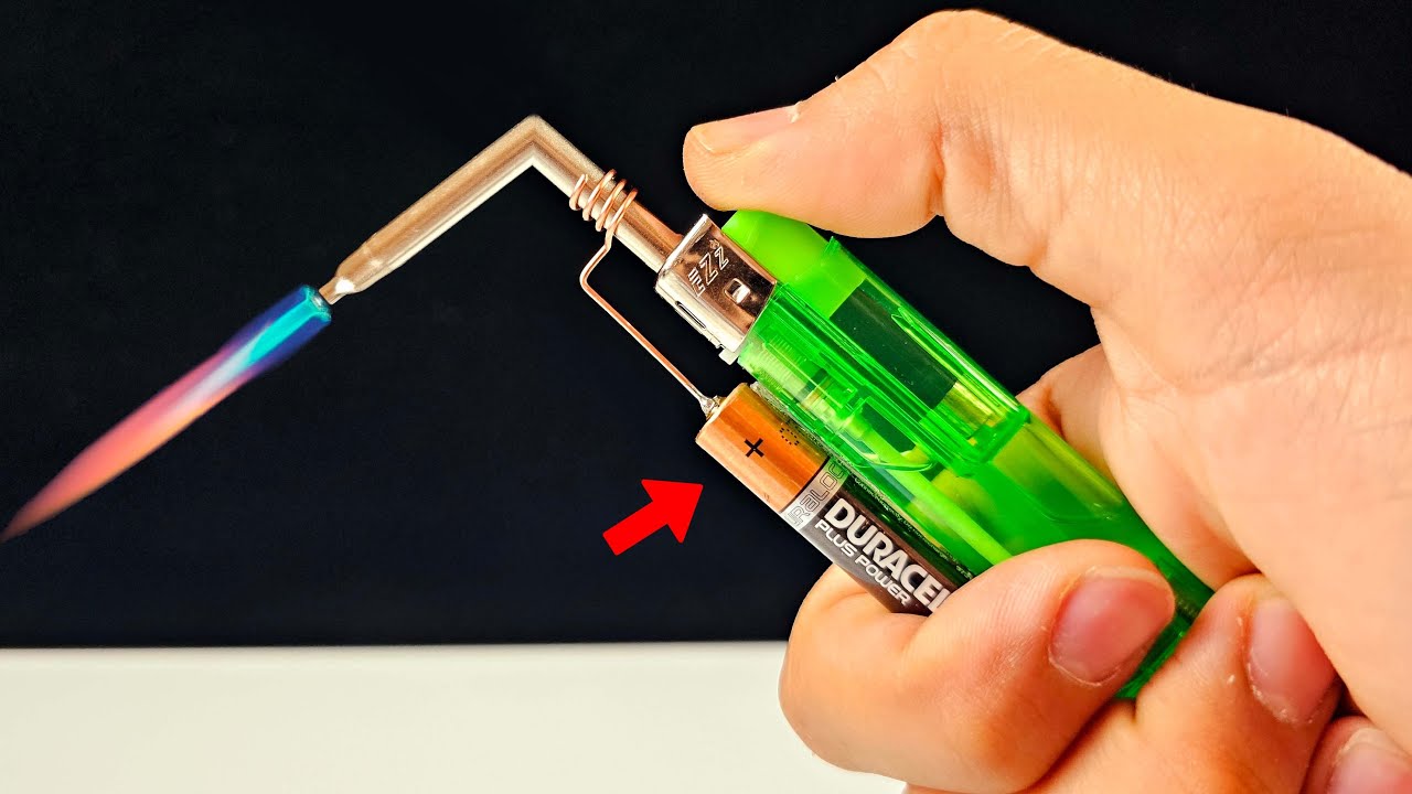 3 Invention: How to make simple welding machine from Battery & Lighter at home!