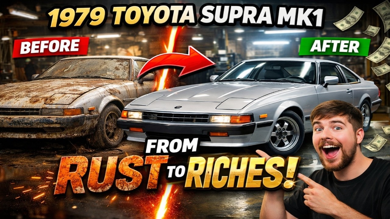 Abandoned 1979 Toyota Suprs MK1- The Most Satisfying restoration Ever | I Restored 1979Toyota Supra
