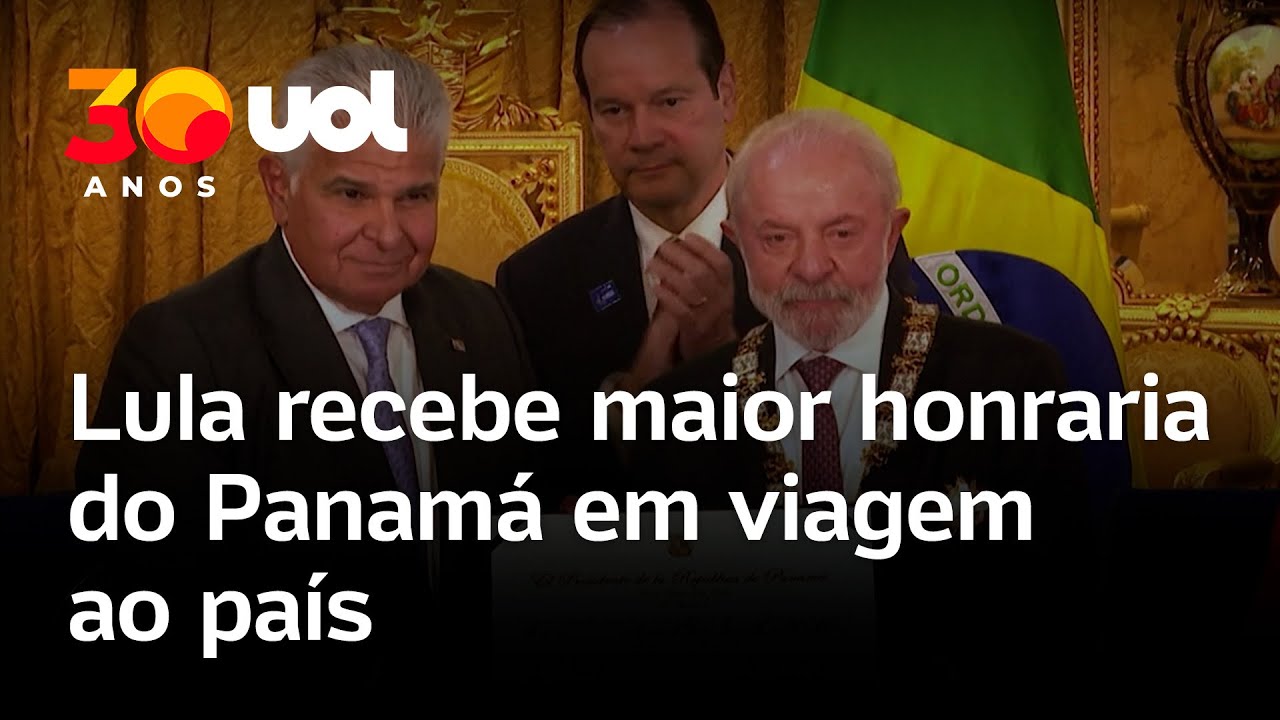 Lula é condecorado no Panamá e defende a soberania do país sobre o Canal após críticas de Trump