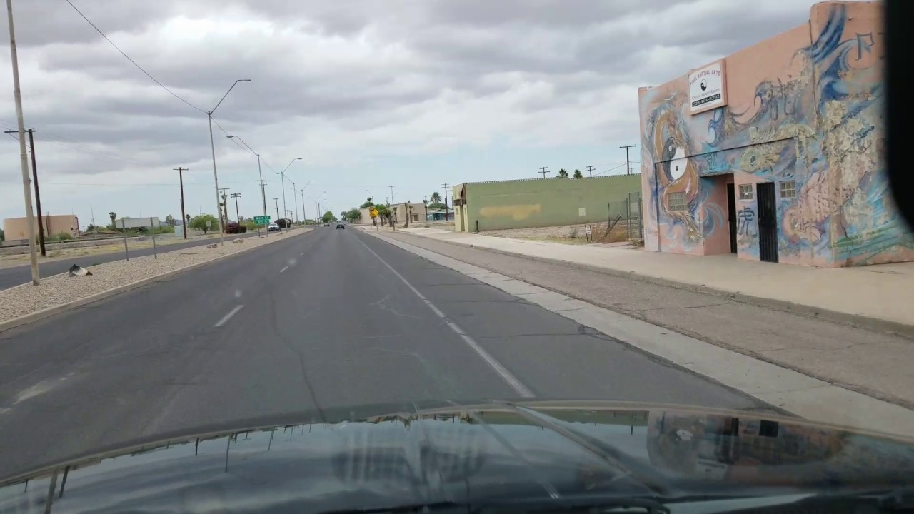 Driving through Eloy Arizona