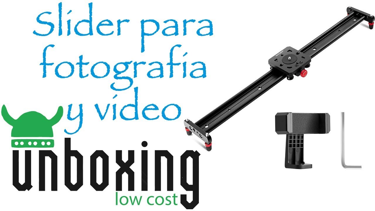 📷 🎥 Slider para fotografía y vídeo. U&R Low Cost