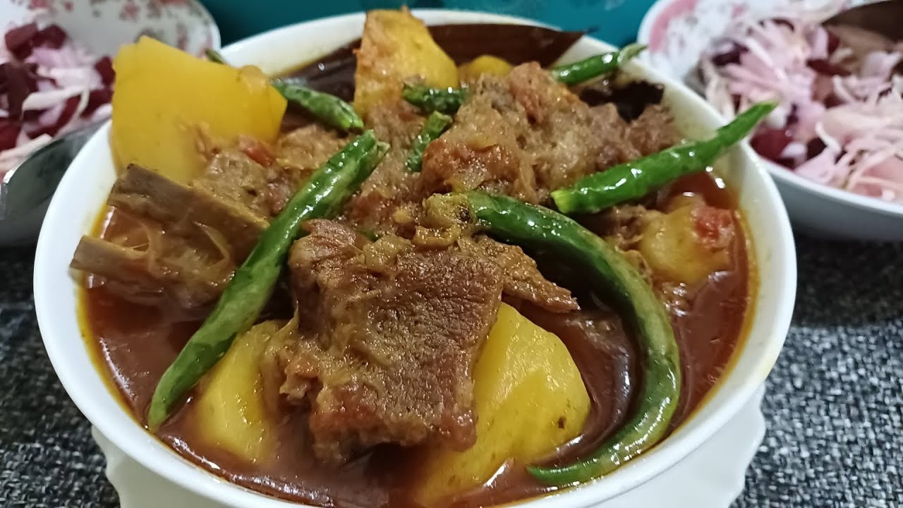 Barawafaat special: Ghar pe banaiye zaiqedaar mutton aloo mix/Mutton aloo recipe #mutton #barawafat 