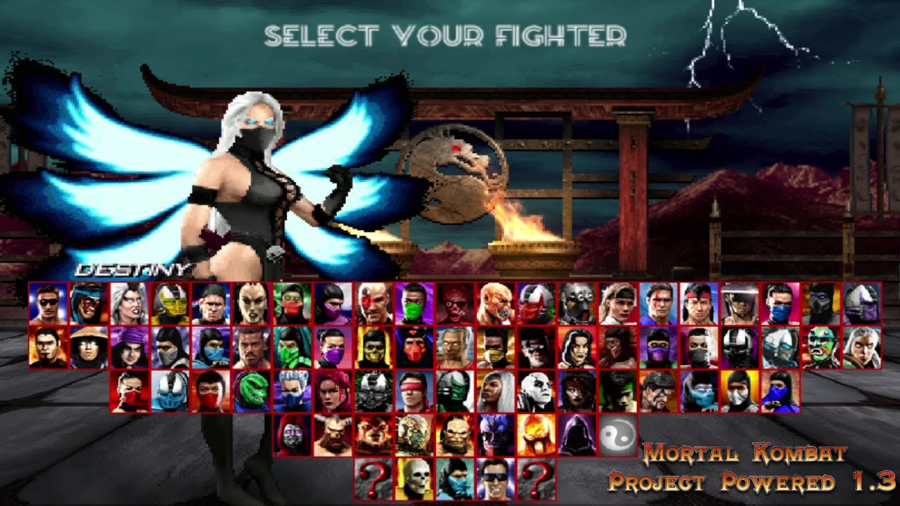 Mortal Kombat Project Powered 1.3 (Mugen) Destiny